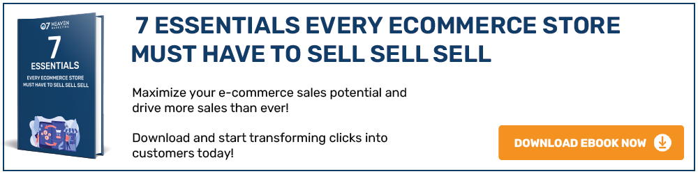 eBook Long Advert 7 Essentials Every Ecommerce Store Must Have To Sell Sell Sell