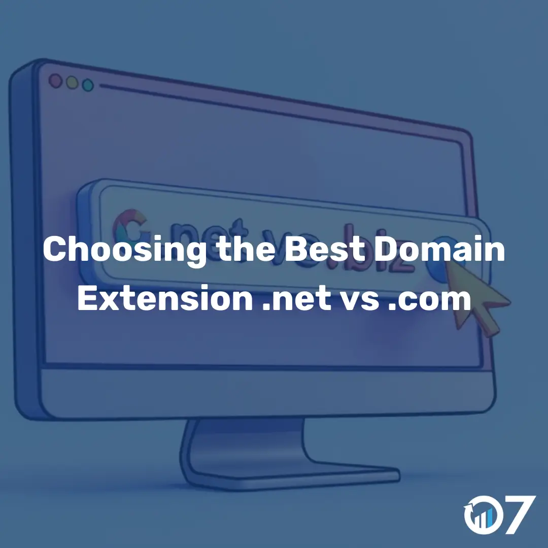 Choosing the Best Domain Extension .net vs. .com