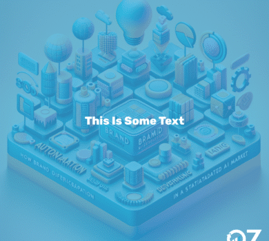 How brand differentiation can succeed in a saturated AI market